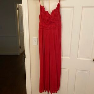 Red dress boutique jumpsuit